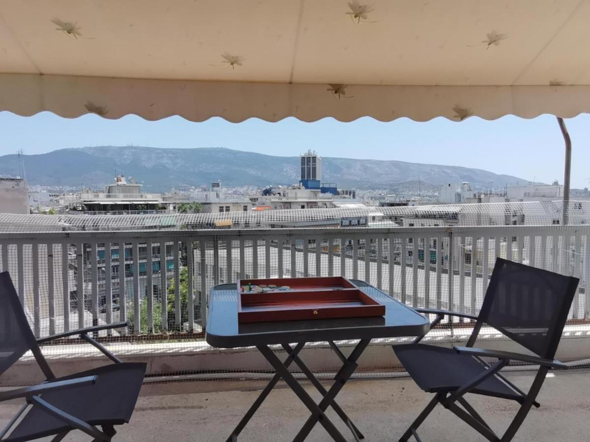 Penthouse Spacious W Super Wifi & Terrace, 2 Min From Metro Афины Экстерьер фото